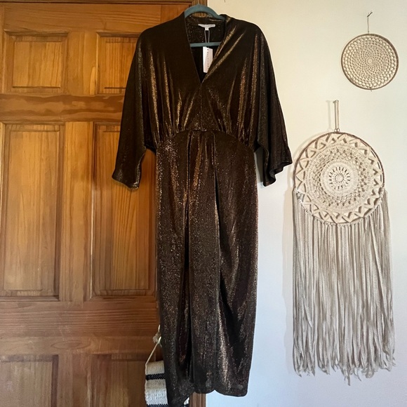 Baltic Born Kleo Black/Gold/Bronze Dress NWT - Picture 3 of 5